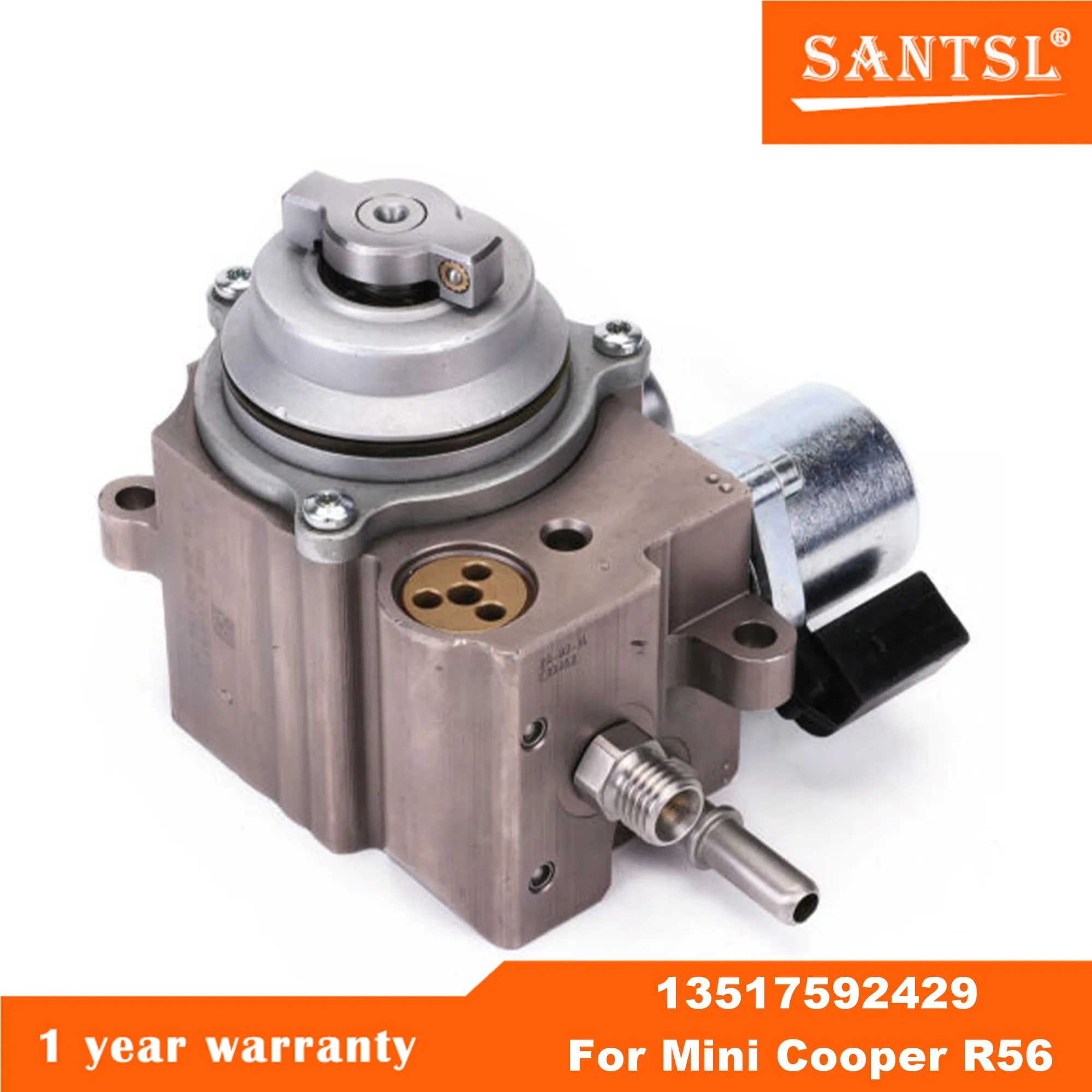 High Pressure Fuel Pump for Mini Cooper R56 R57 R58 R59 R60 2011-2012 1.6L 13517592429 Stainless Steel Car Accessory