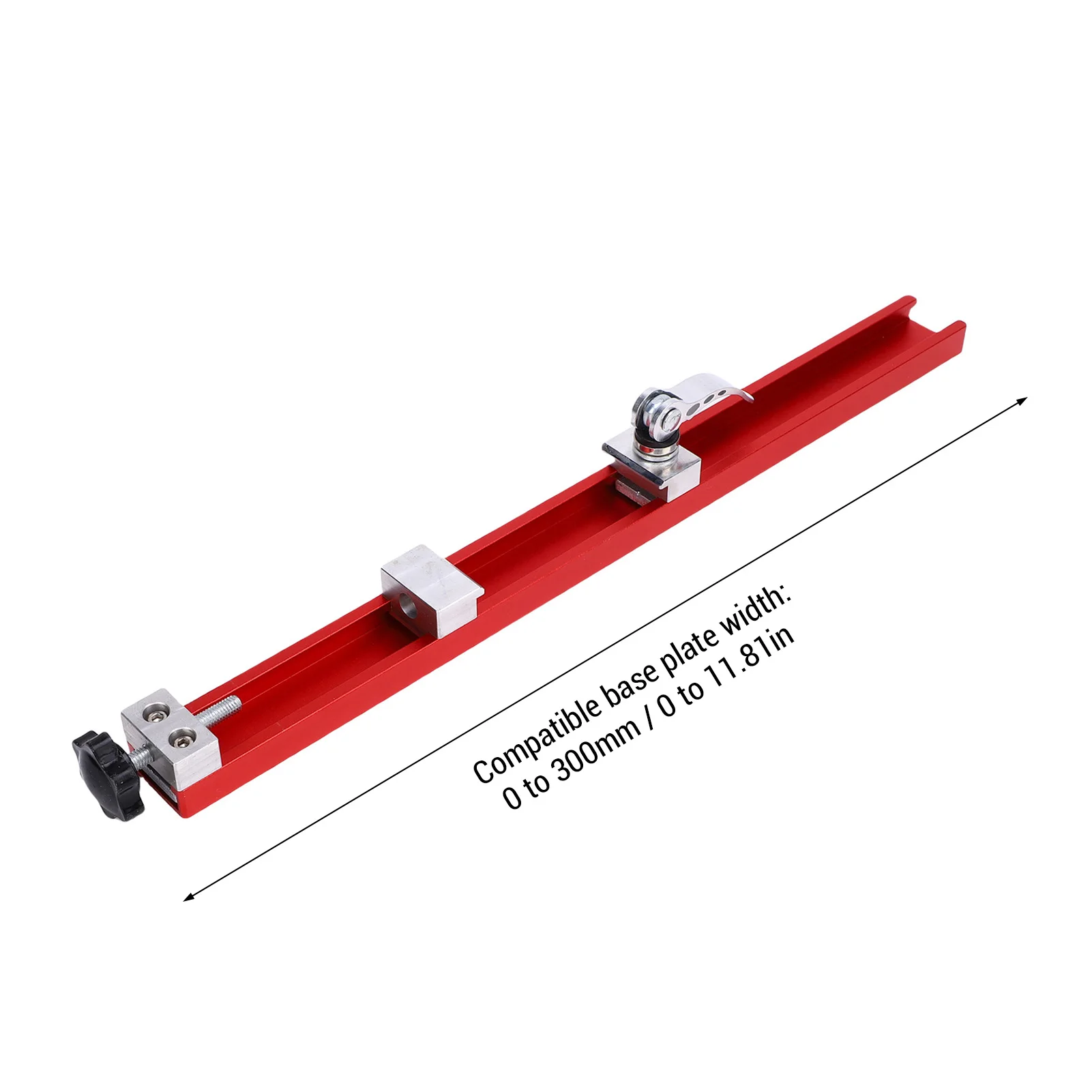 Base per macchina da taglio Binario per sega circolare resistente all'usura in lega di alluminio per progetti di lavorazione del legno