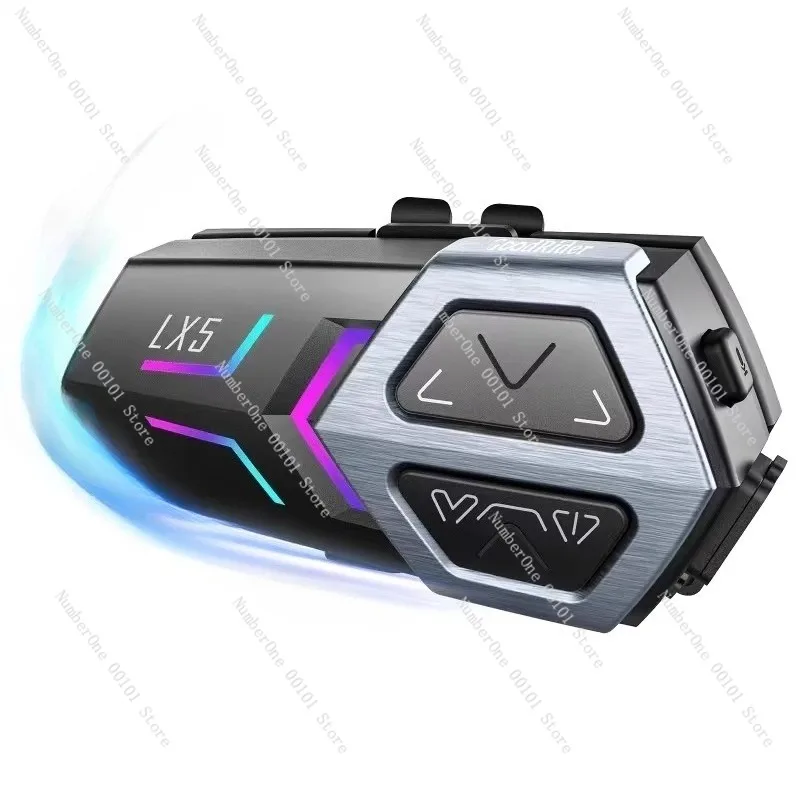 

LX5 multiplayer intercom special motorcycle riding helmet Bluetooth headset waterproof noise reduction
