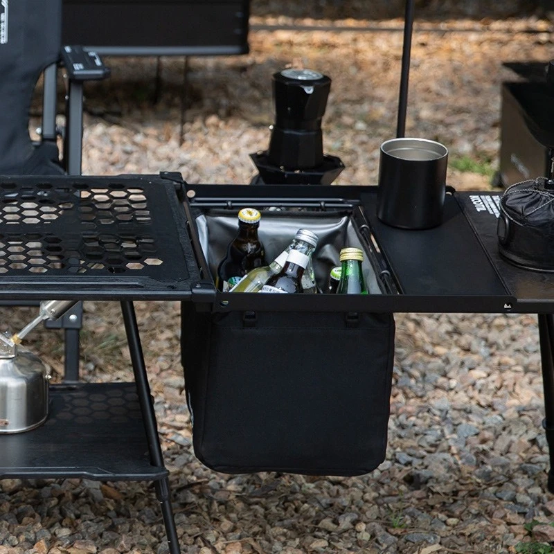 

Multifunctional outdoor camping table ice bucket incubator refrigerated picnic iced drink ice bag water storage bag