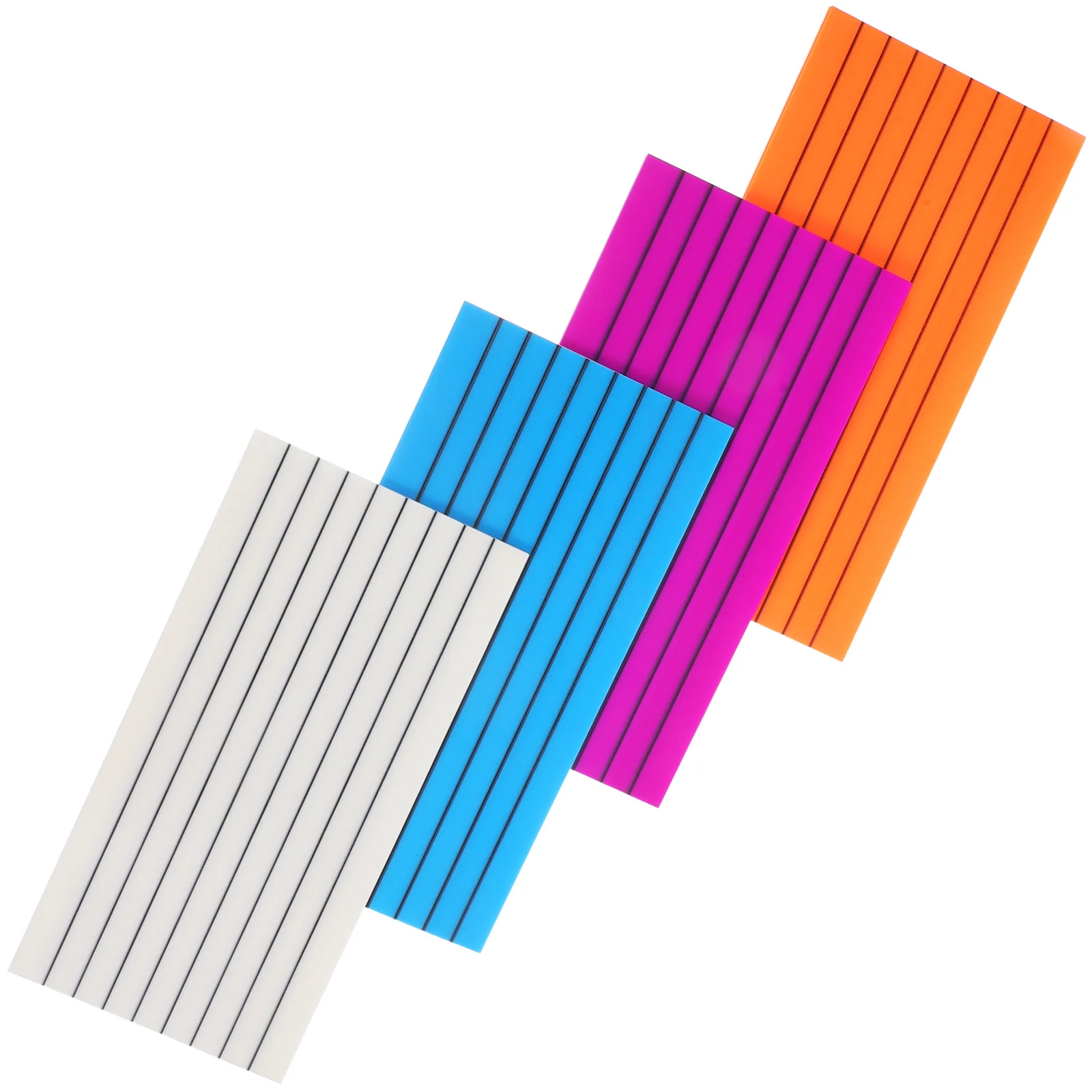 4Pcs Colored Portable Memo Pads Reusable Small Pocket Notepad Smooth Writing for Office School Planning