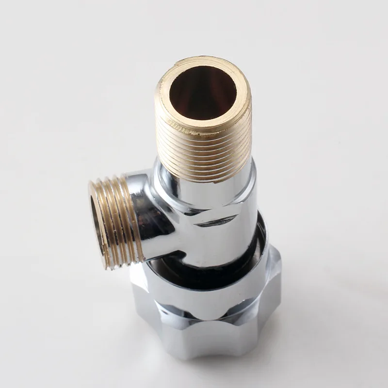 1Pc Copper Triangle Filling Valve Hot And Cold Water Stop Valve Copper Core Bathroom Kitchen Toilet Sink Replacement Tool G1/2