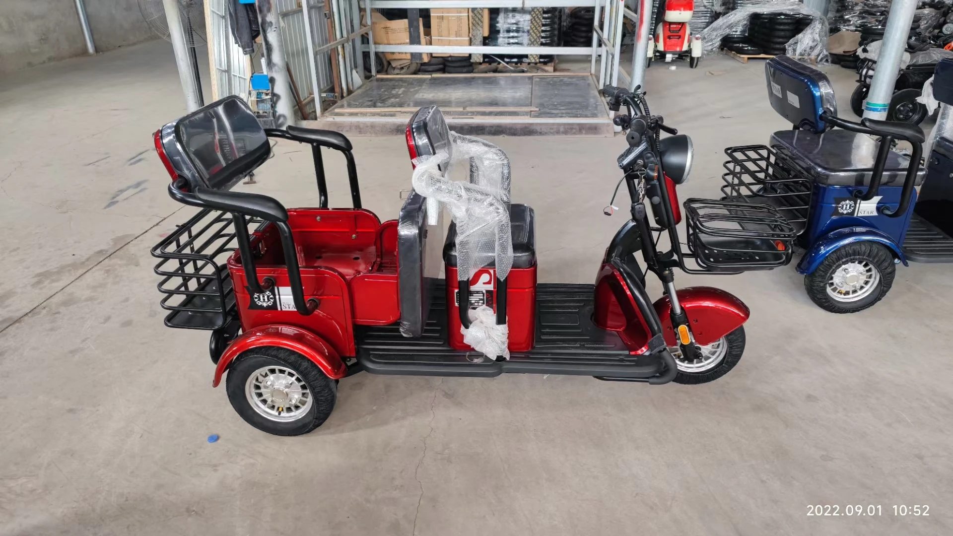 Open 3 Wheels Mobility Electric Cargo Tricycle