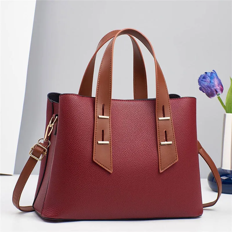 

Hot Selling Luxury Women Handbag Pu Leather Zipper Women's Crossbody Bag New Fashionable Female Commuting Shoulder Bag Tote Bags