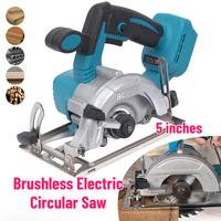 Brushless Electric Circular Saw for Makita 18V Batteries (not included) Cordless 125MM Circular Saw Power Tools 10800RPM