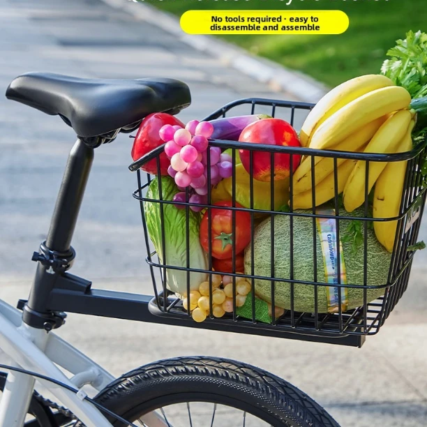 

Rear schoolbag basket Large capacity pet cat dog rear basket Trunk