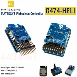 MATEK MATEKSYS G474-HELI RC HELICOPTER Flybarless Controller Built-in STM32G474/ICM42688P/SPL06L/2x BEC/Rotorflight Firmware