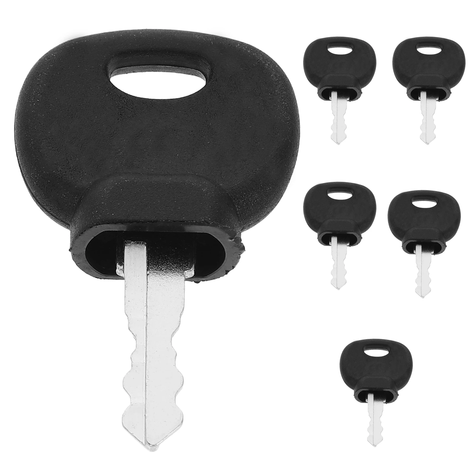 

6 Pcs Forklift Ignition Keys Replacement Equipment Tractor Excavator Lawn Mower Starter Solution