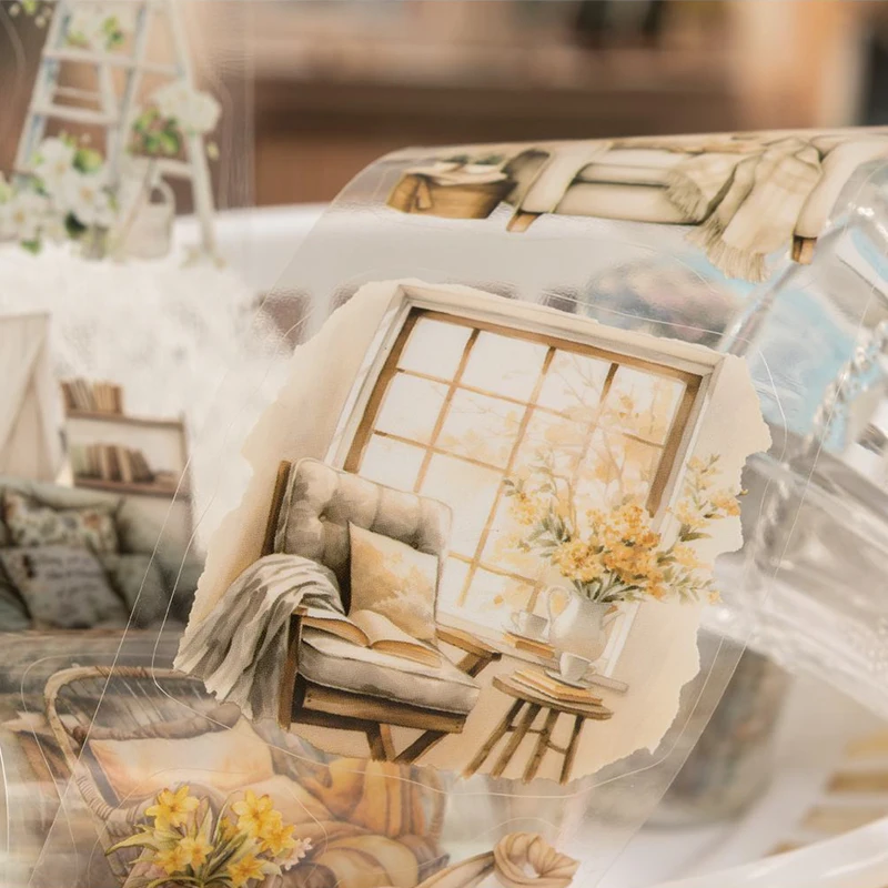 6-стильная лента для домашних животных, дивана, сада, ландшафтного дизайна, высечка для хранения, чашка для воды, чехол для телефона, наклейка, украшение для журнала, дневника