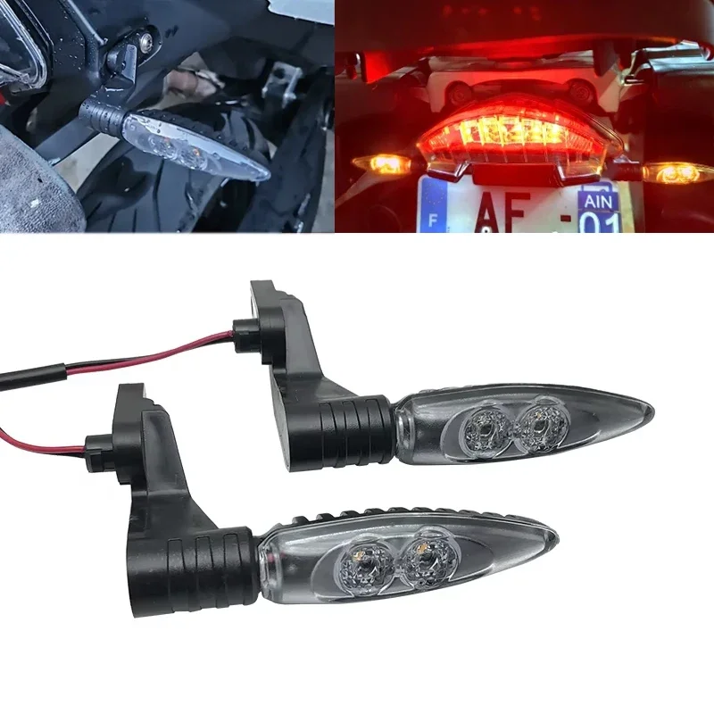 Para BMW R1200GS F800GS S1000RR F800R HP2 Sport K1300S G450X F800ST R nueve T luz LED intermitente delantera y trasera