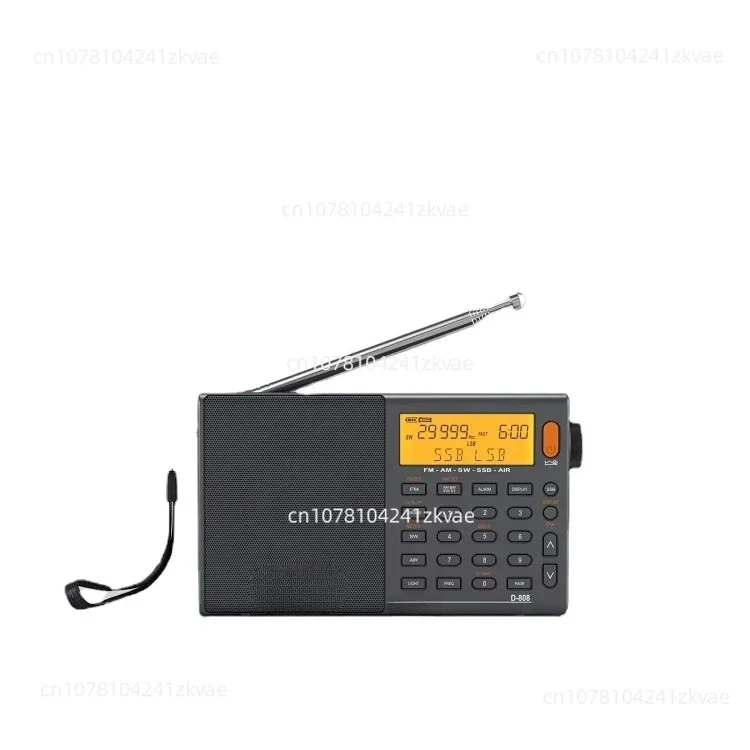 D-808 Portable Radio AM FM Shortwave SSB World Band AIR Band SSB Receiver PLL