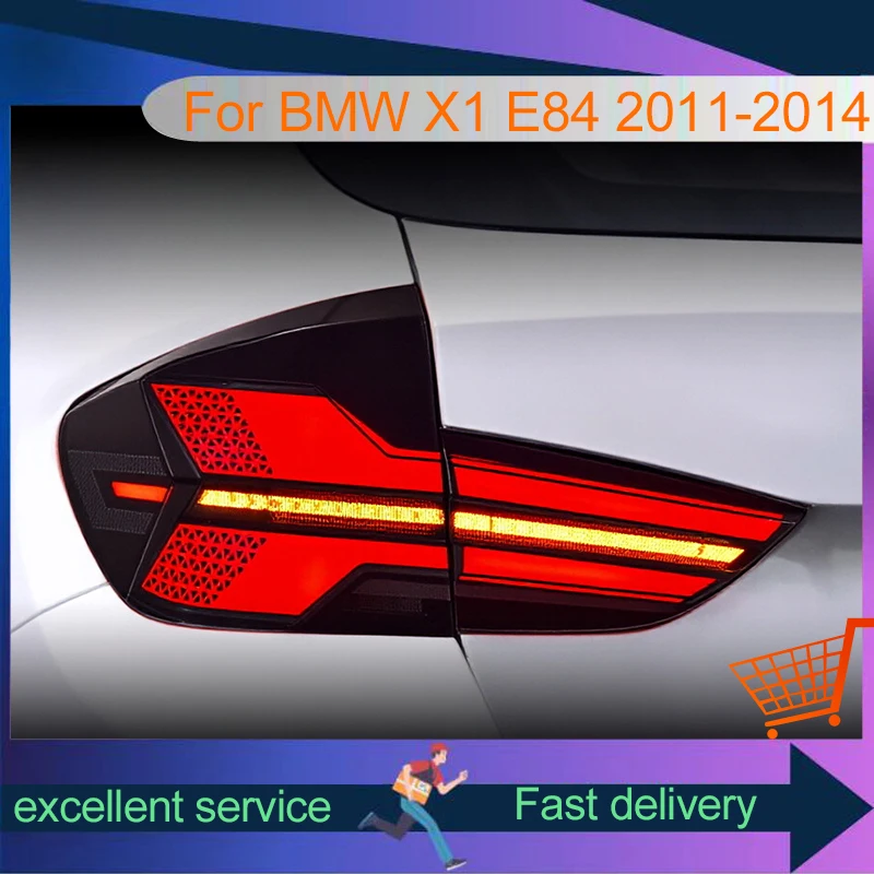 Automotive Tools Lights For BMW 2010-2015 X1 E84 Tail Lamp New Upgrade Modified DRL Taillight LED Horse Race Car Accessories