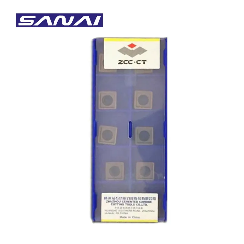 SANAI CNC Carbide Insert SPGT140512-PM YBG205 Lathe Turning Blade Cutting Tool Machinery Turning Tool Insert