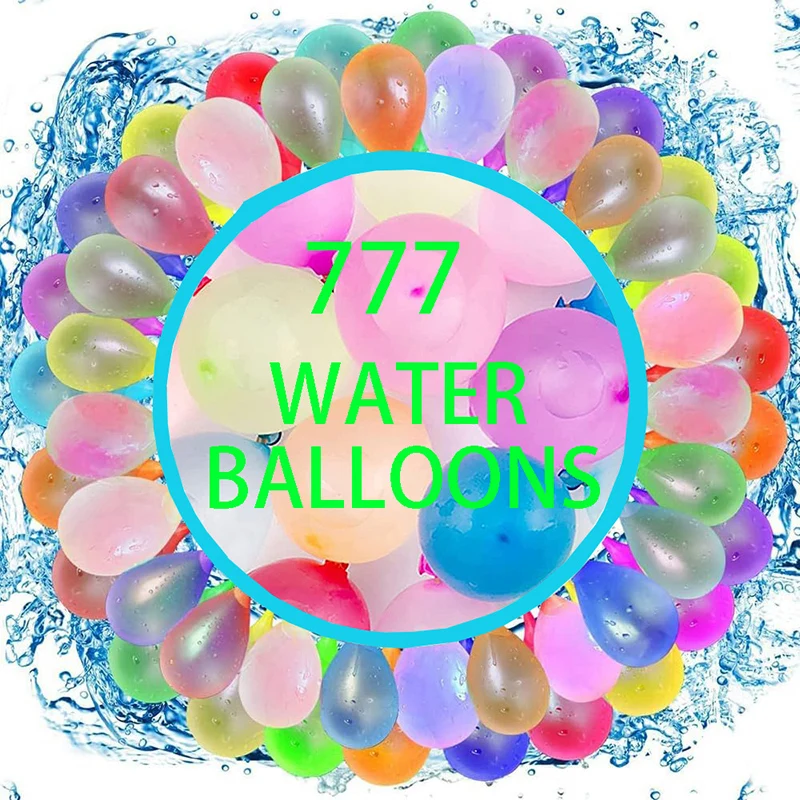 Palloncini d'acqua Riempimento facile e veloce, palloncini d'acqua colorati, palline d'acqua Divertimento estivo Giochi da combattimento per feste all'aperto per bambini