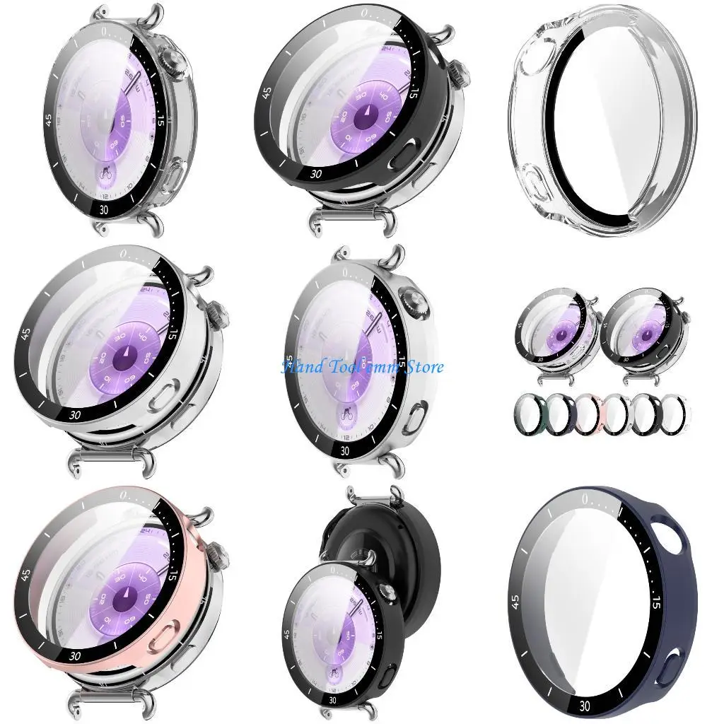 Funda protectora pantalla H37F para modelos seleccionados, parachoques duro PC para funda protectora para reloj