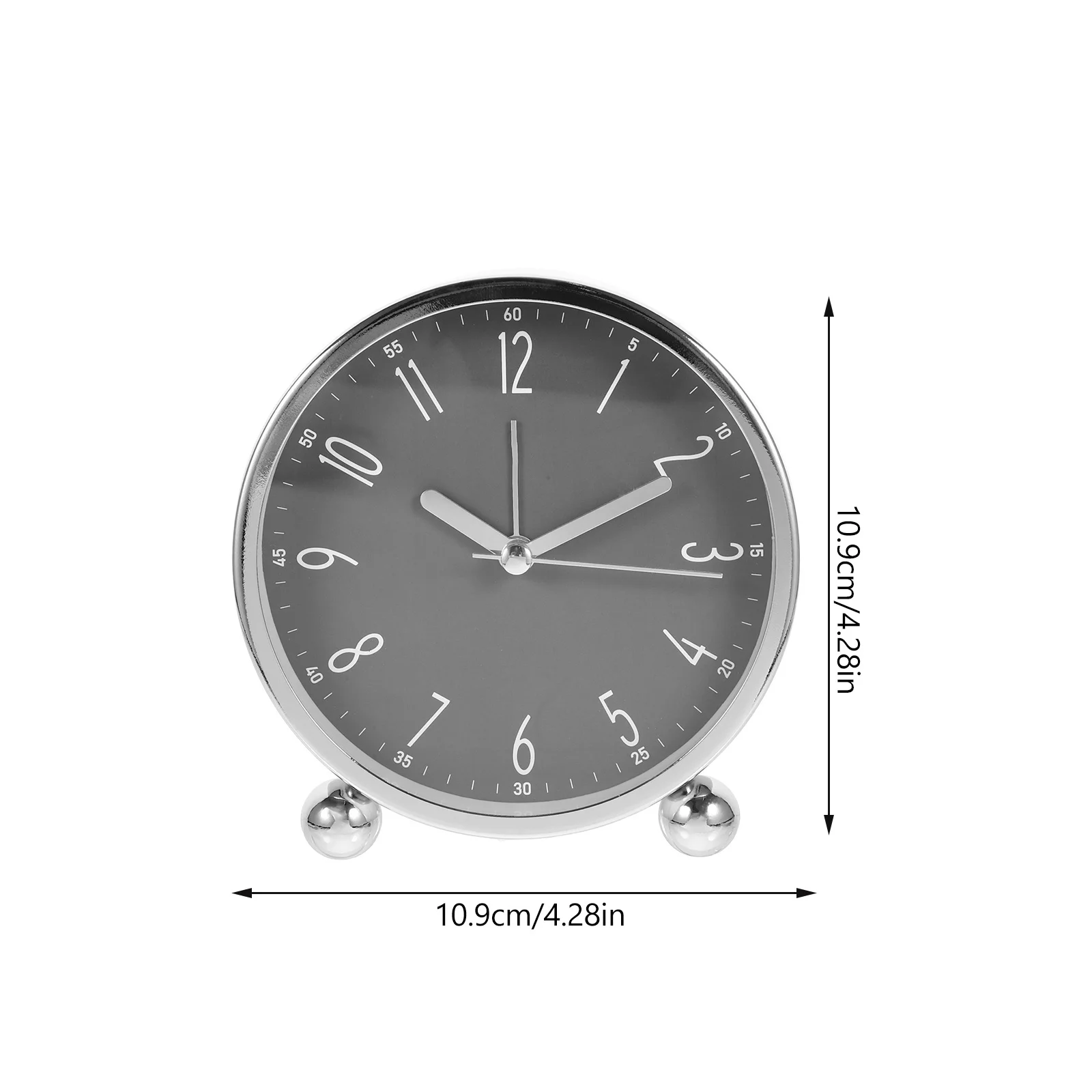 1 قطعة منبه إلكتروني سطح المكتب تصميم بسيط على مدار الساعة بجانب السرير عملية صامتة سهلة الإعداد هدية تزيين الذهب الوردي للأطفال