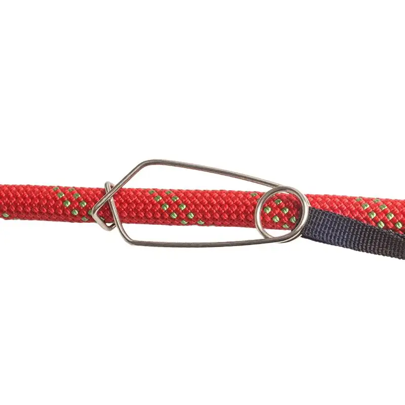 Spring Wire Rope Sleeve Clip 4/8PCS Wearproof Sturdy Cable Fixing Clip for Hiking Climbing Camping Outdoor Supplies