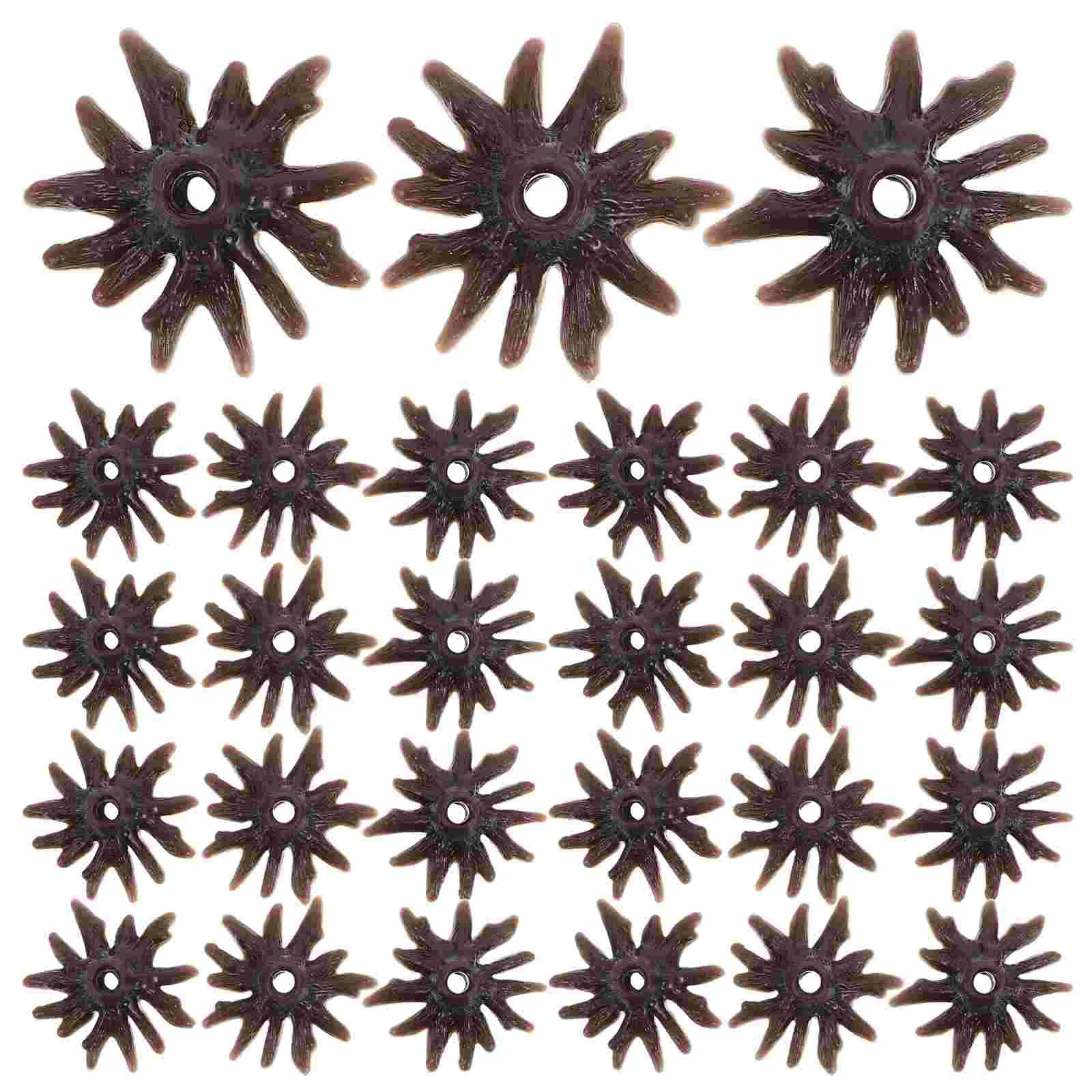 50 Pcs Xmas Tree Stand Model Base Feet Scenic Display Holder DIY Trees Miniature Support Coffee