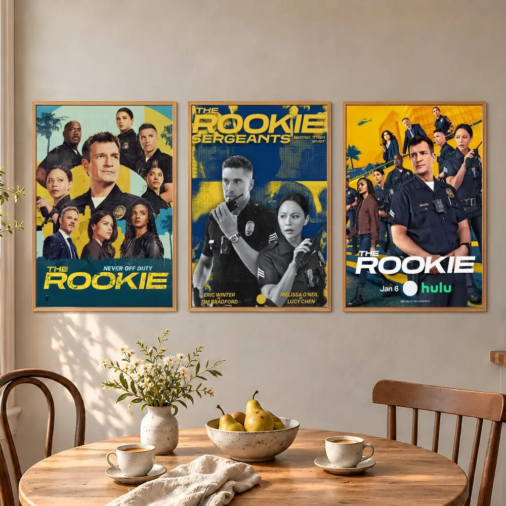 The Rookie Chenford John Nolan Series Poster Aesthetic Wall Art Poster HD Waterproof PP Self Adhesive Bedroom Dorm Room Decor