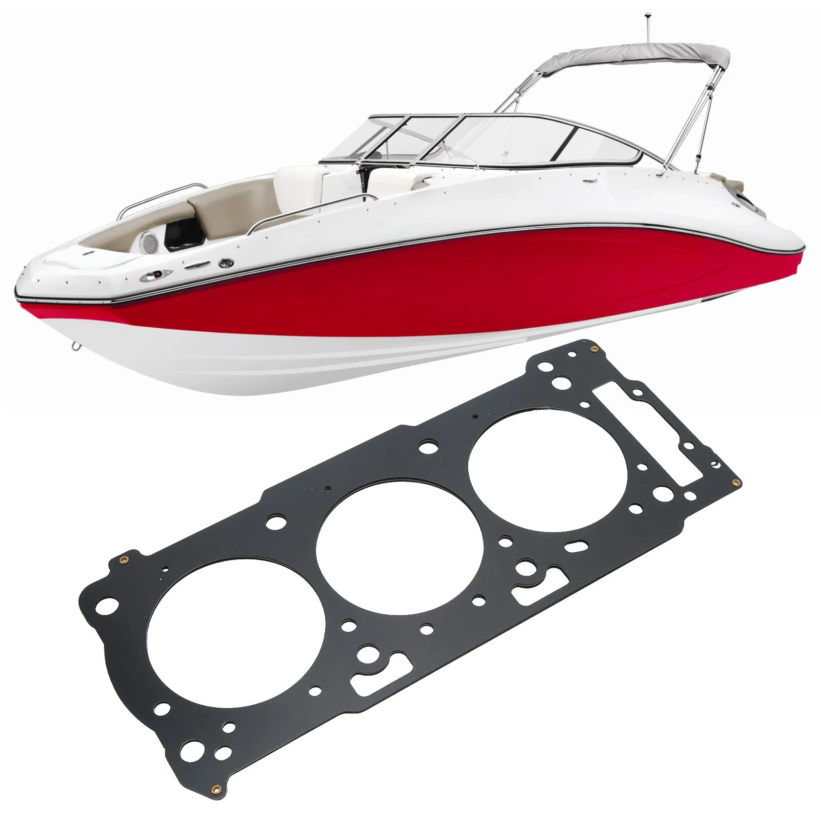 

4 Tec лодочного двигателя, прокладка головки блока цилиндров, замена из черного стального сплава для моделей Seadoo 4Tec, 4-тактный GTR GTX RXP RXT