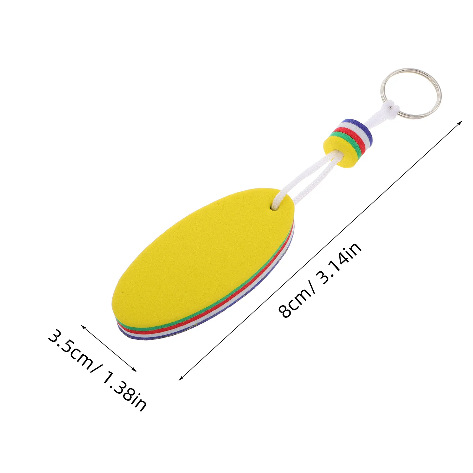 พวงกุญแจลอยน้ำ 6 ชิ้น ทำจากโฟม EVA กันน้ำ สำหรับพายเรือ ล่องเรือ ว่ายน้ำ ล่องแก่ง สระว่ายน้ำ ทะเล อุปกรณ์เสริมทางทะเล