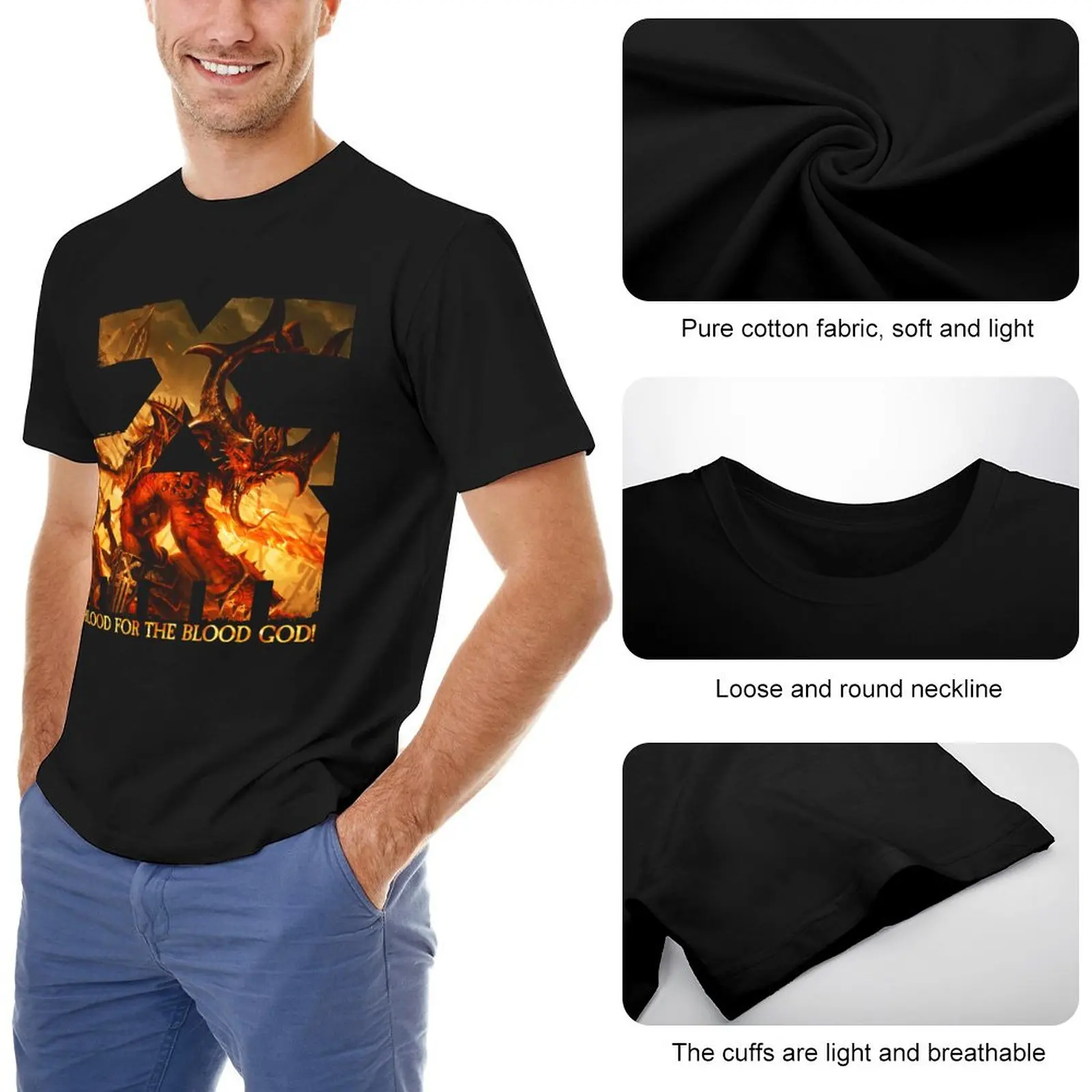 Khorne God For Fans T-Shirt Anime t-shirt customized t shirts oversized t shirts for men