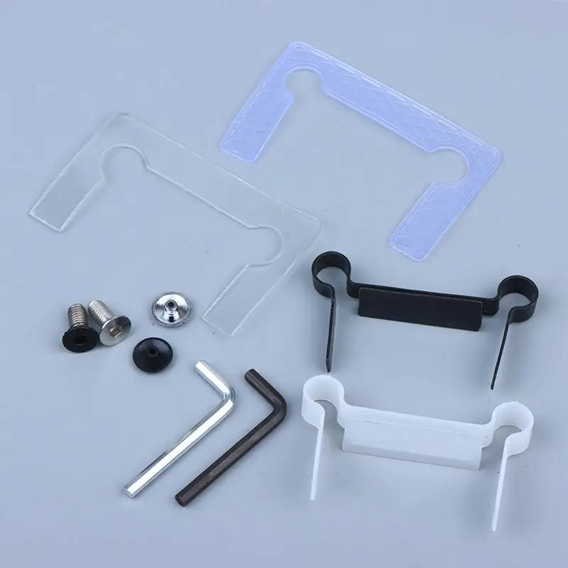 Glass Door Bathroom Clip Accessories Shower Room Frameless Glass Door Hinge Gasket Rubber Pad Decorative Cover