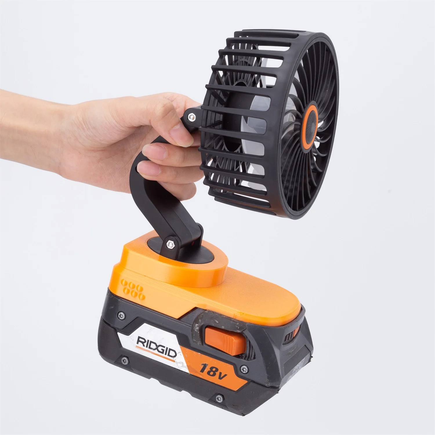 Imagem -05 - Ventilador de Acampamento Portátil para Ridgid Aeg Bateria de Lítio 18v Alimentado sem Fio Caminhadas fã de Pesca Bateria Não Incluída