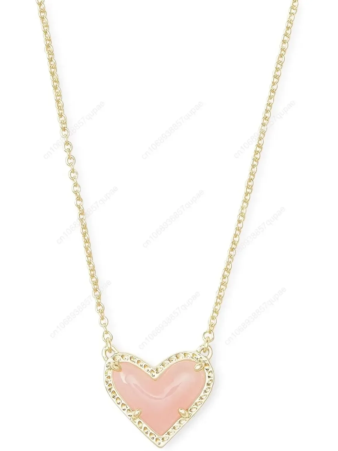 

Scott Ari Heart Adjustable Length Pendant Necklace for Women High-end Luxury Neck Chain Fashion Jewelry