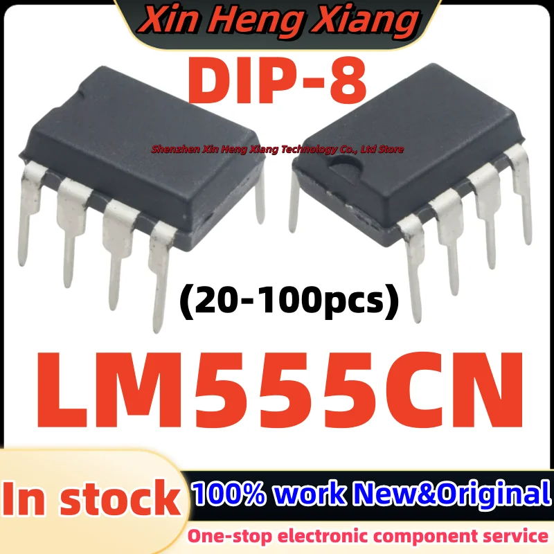 (20-100Pcs) LM555CN LM555 DIP-8