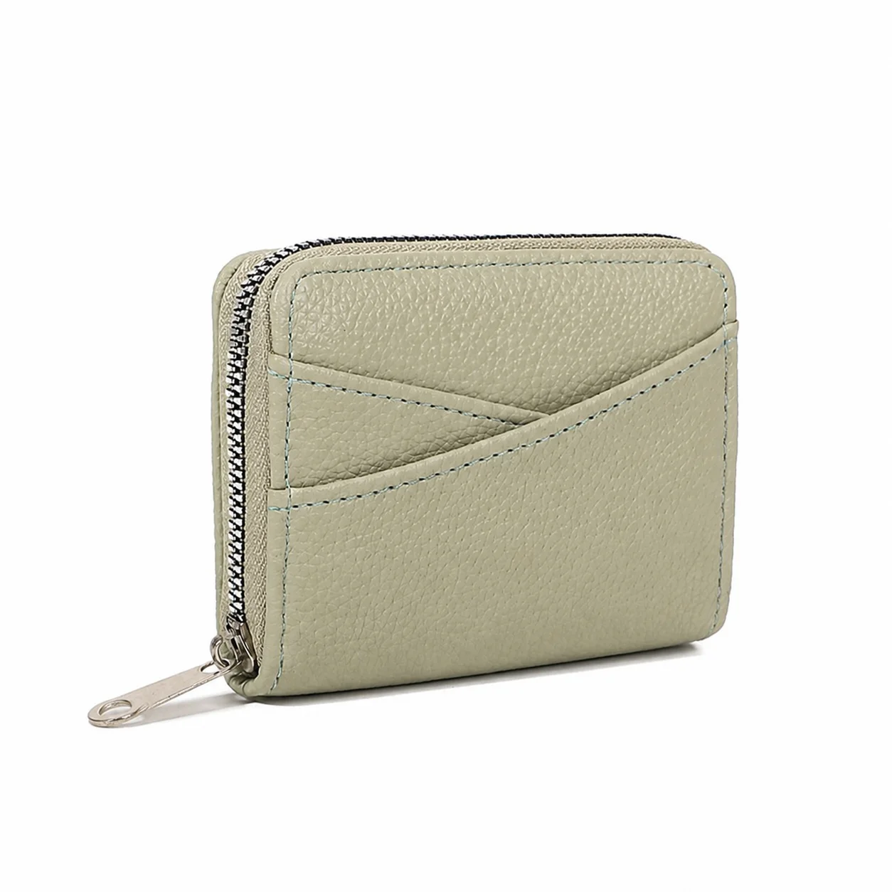 Pu Leather Wallet Portable Accordion Card Holder Multi-Slot Wallet Scratch-Resistant Coin Purse For Shopping Outings Daily