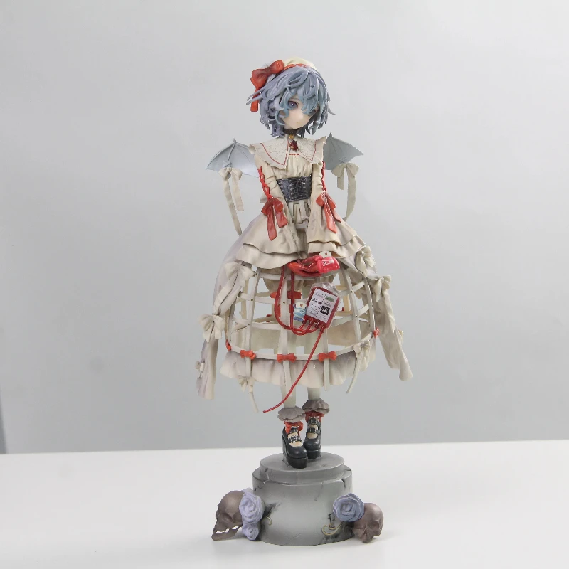 

New In-Stock Project Remilia Scarlet Collectible Figure Short Hair Girl Model Statue Desktop Decor Model Toy Gift