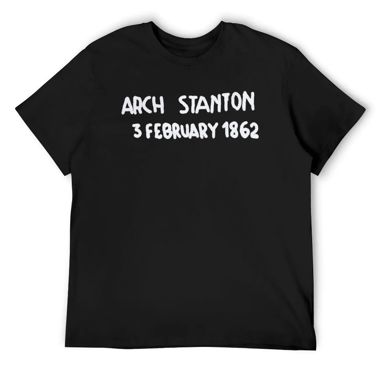 Here lies Arch Stanton(Alternative version) T-Shirt oversized anime clothes mens t shirts top quality