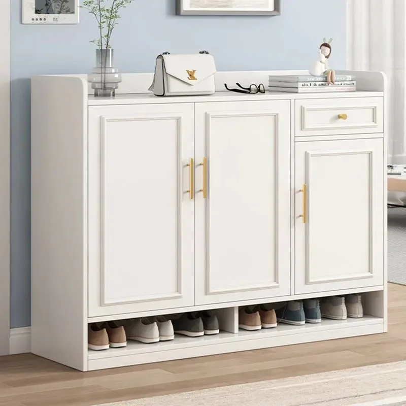 

Creative Simple Shoe Cabinets Double Minimalist Vertical Wood Cheap Shoe Cabinets Storage Accent Gabinete Ornaments Home Decor