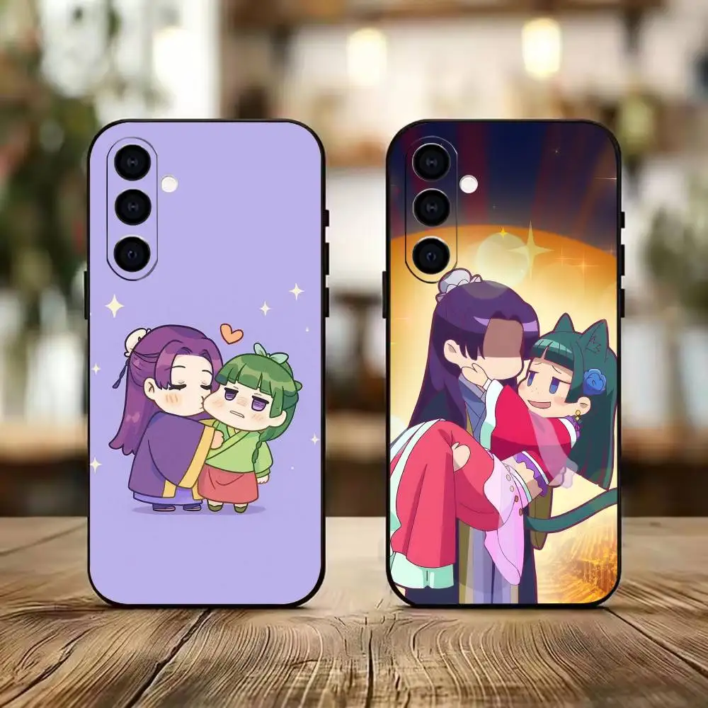 Anime The Apothecary Diaries Phone Case Black Silicone Soft For Samsung A73,A72,A71,A70,A53,A52,A51