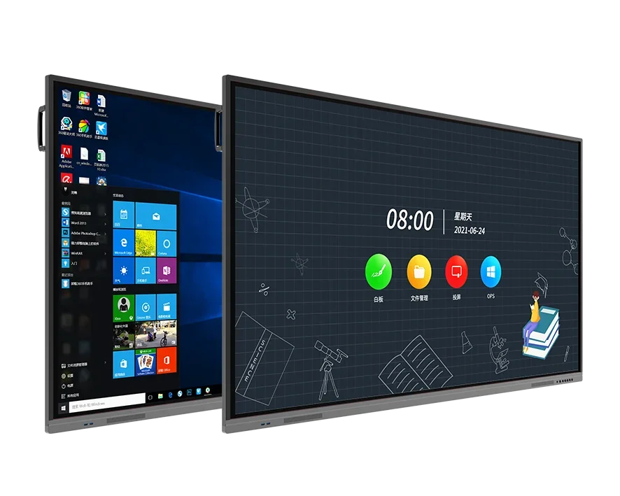 65 Inch 4K Android 12 Smart Board Display Interactive Panel Touch Screen Boards Manufacturers