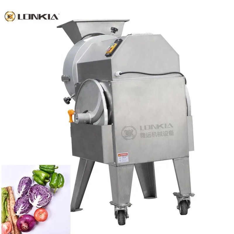 LONKIA sus304 Electric Taro Potato Slicer Dicing Cutting Machine Industrial Fries Machine Potato Chips Making Machine