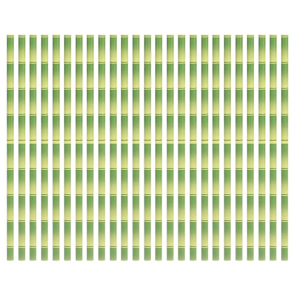 25pcs Decor Birthday Wedding Paper Straw Drinking Straws Party Supplies Green Bamboo