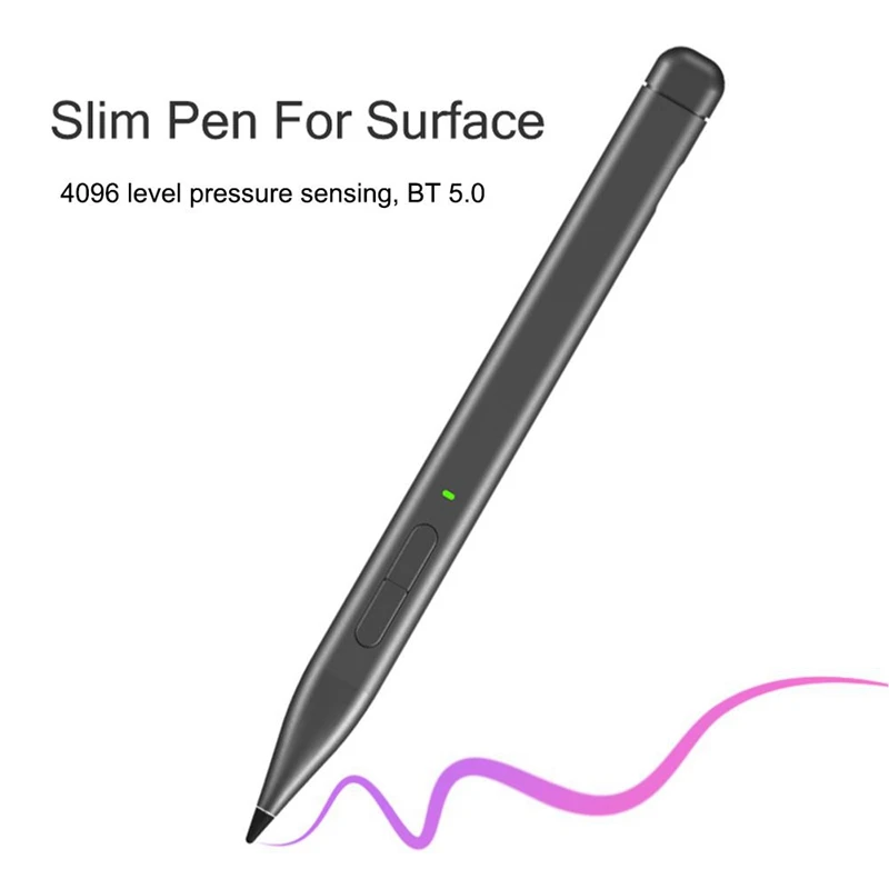 Stylus Pen For Surface Pro 8, 9,4096 Levels Mpp 2.0 Palm Rejection Slim Pencil For Laptop Studio 2, ASUS, HP