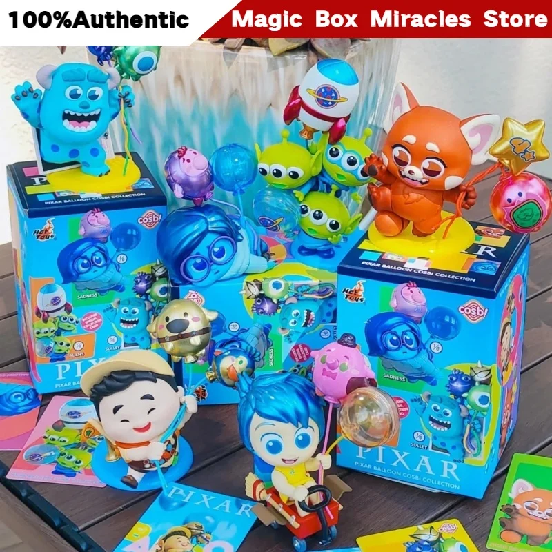 

New Official Pixar Balloon Series Cosbi Blind Box Cute Mini Collectible Figure Desktop Decorative Ornament For Adult Collectors