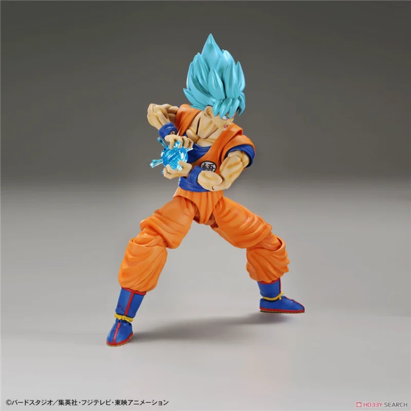 Figura modelo de juguete de sangre caliente Figura-rise Dragon Ball, Super Saiyan, Diosa Pelo Azul Rey Mono