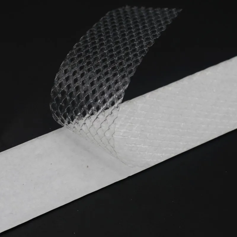 9Meter Hot Melt Adhesive Mesh Tape Double-Sided Release Protector Paper Film Fastener Tape DIY Garment Lining Adhesive Interling