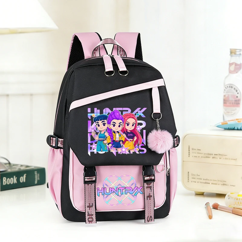 Kpop Demon Hunter Backpack for Boy Girl School Student Teenager Book Bags Women Men Rucksack Kawaii Travel Backpack Mochila Gift