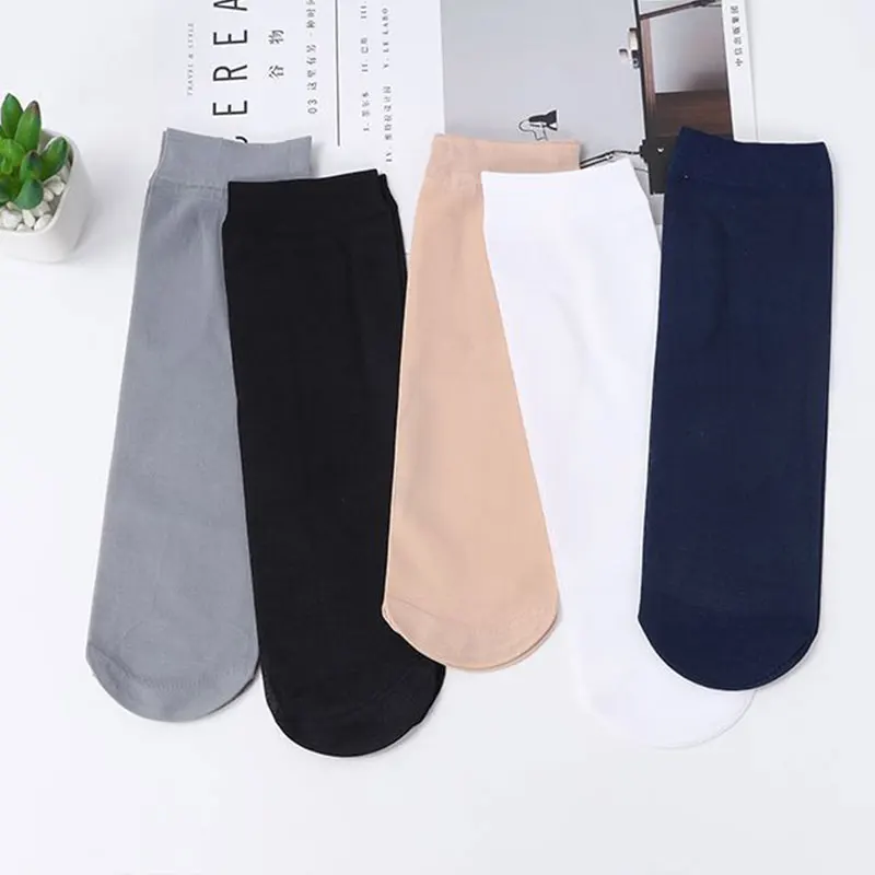 

10 шт., весенние и летние тонкие мужские стальные чулки с защитой от крючков, не падающие каблук