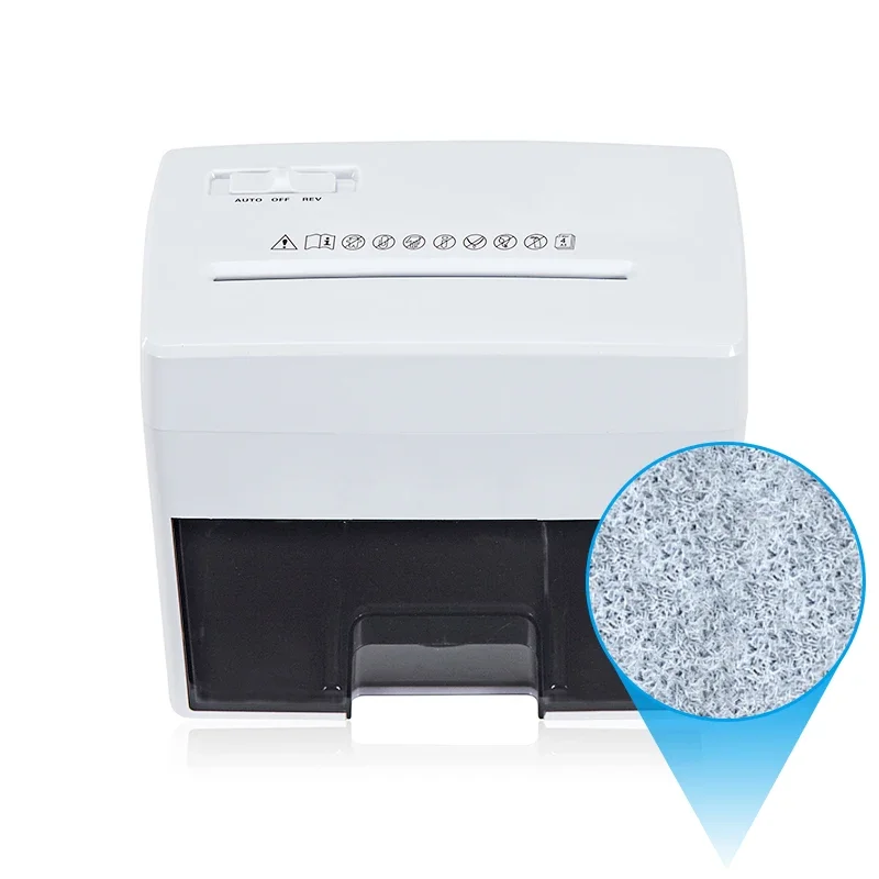 Simple office shredder table Small file A5 Paper shredder with removable small capacity trash can