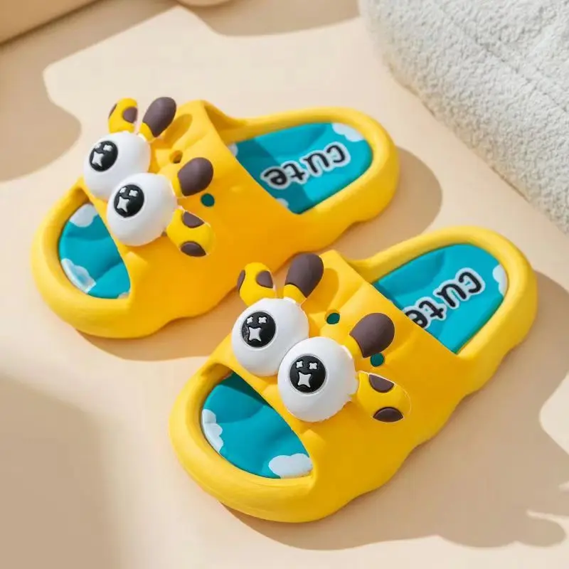 

Summer Children's New Cartoon Slippers Boys Girls Soft Sole Non Slip Home Slipper Bathroom Slipper Outdoor Slipper