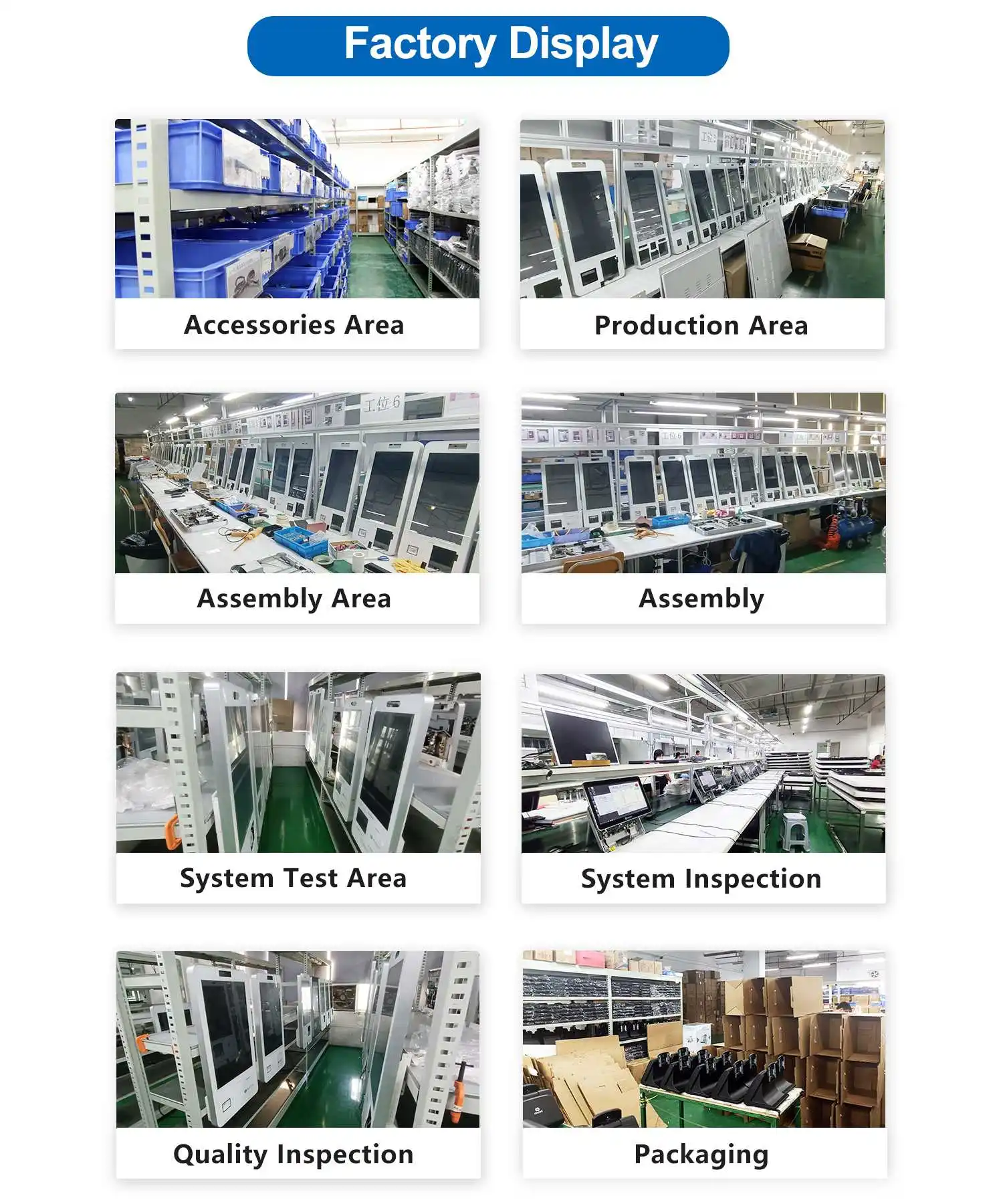 21,5 polegadas Android/Windows OS Self Service Pagamento Quiosque Máquina Hotel Auto Verificação no Quiosque de Vending Self Service
