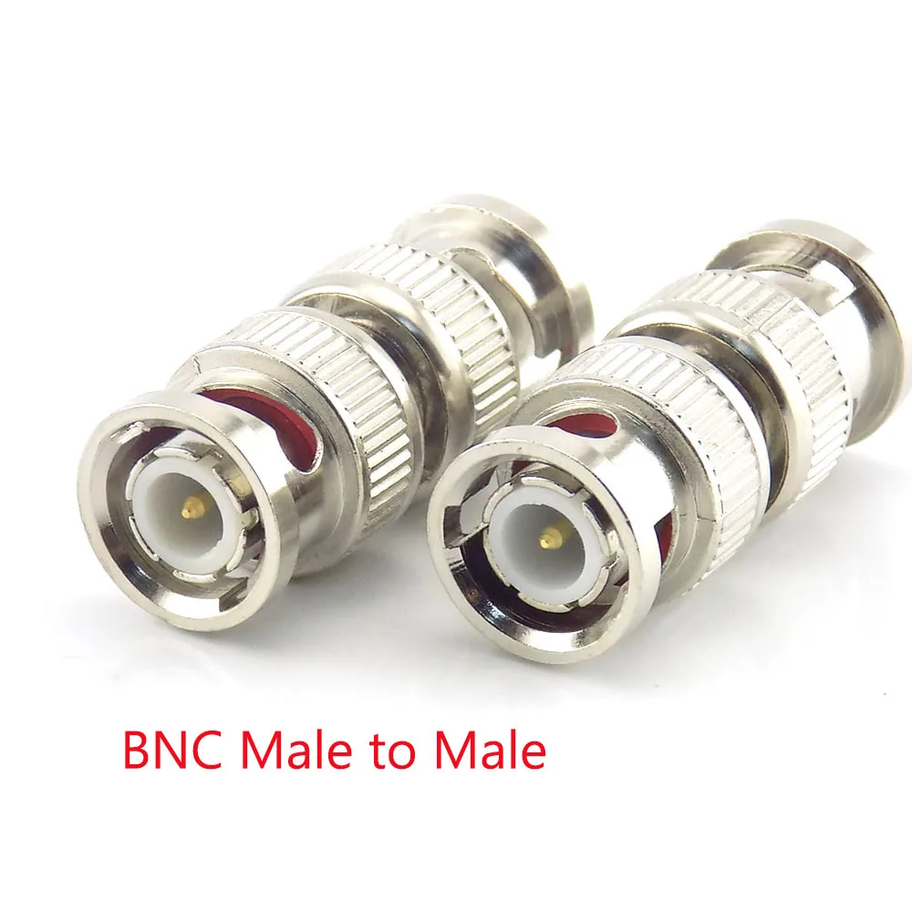 2/5/10 buah konektor BNC perempuan Ke perempuan BNC laki-laki ke laki-laki RCA perempuan BNC perempuan ke RCA laki-laki steker adaptor untuk sistem Kamera CCTV