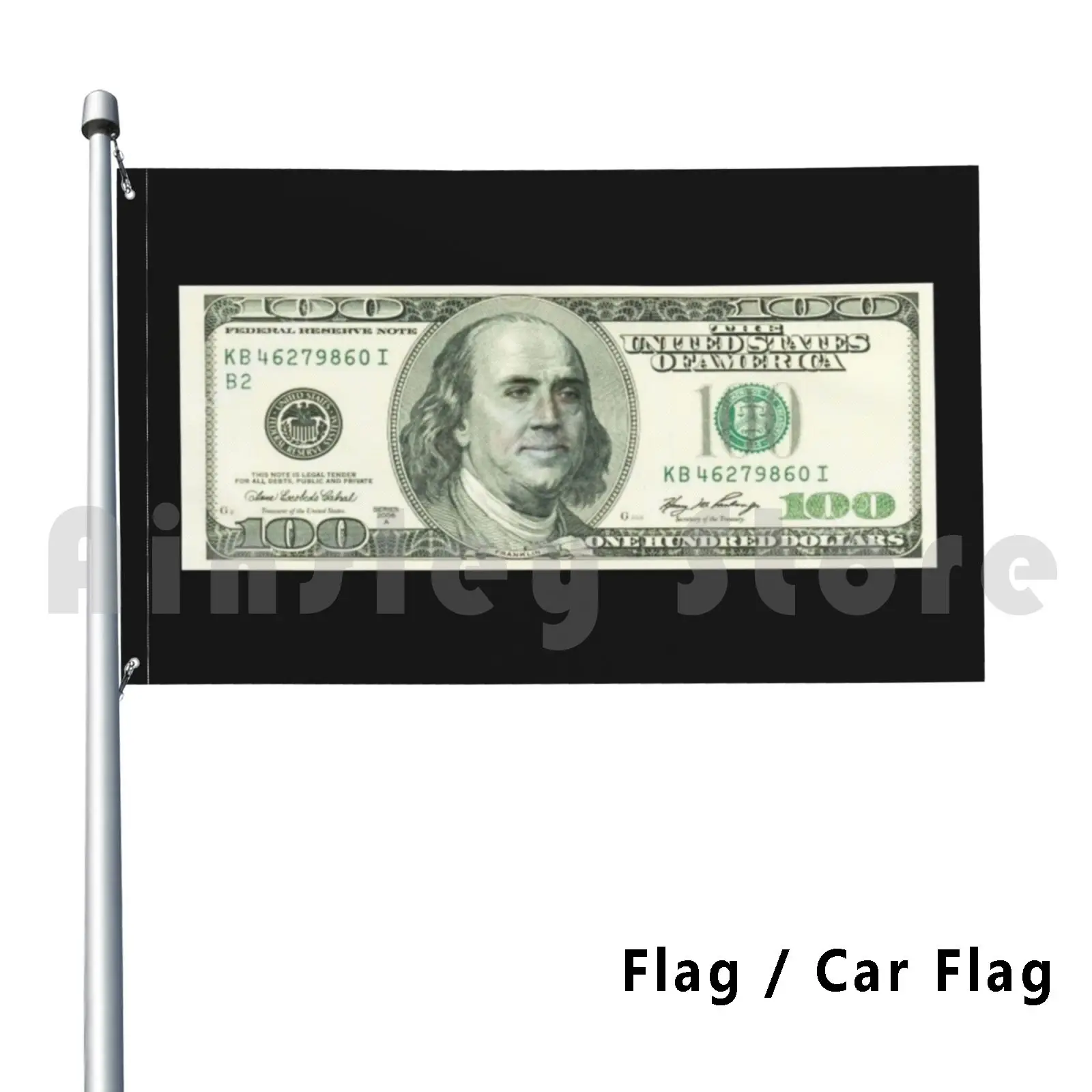 100$ Bill Nicolas Cage Outdoor Decor Flag Car Flag Nicolas Cage Nicolas Cage Nicholas Nicholas Cage Nick Cage Dollar