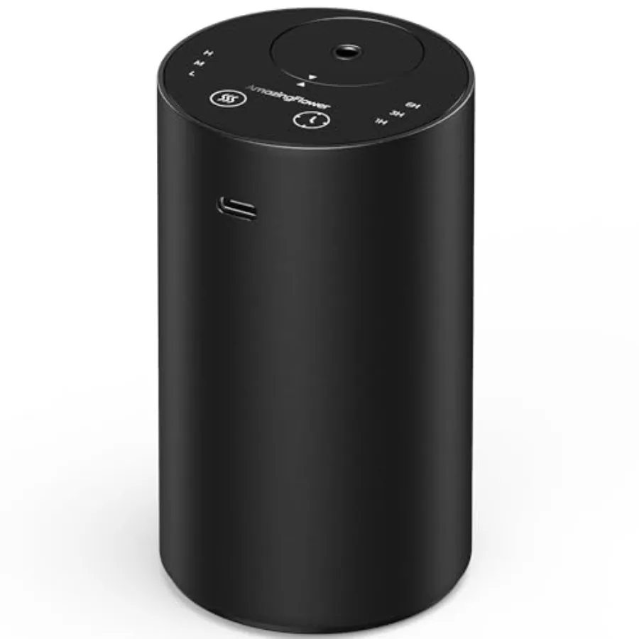

Waterless Essential Oil Diffuser Rechargeable Scent Diffusers with 3 Mist Levels and Timers Portable Aromatherapy Diffuser for